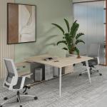 Gridlock Employee Workstation Office Set in Modern Design for Hospital