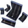 Buy cheap High End Brushed Grain LED Jewelry Box , PU Leather Ring Box With Light Inside from wholesalers
