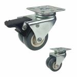 Top Plate Refrigerator Base 75mm Caster Wheels with Plain bearing