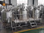 Steam Heating Beer Brewing Equipment 1000L Stainless Steel Three Vessels