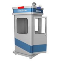 Buy cheap Vandal Resistant Soundproof Phone Booth Robust Galvanised Metal Material Stand product