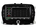 7" Screen Car Multimedia Stereo Without DVD Deck For Fiat 500 2016-2019 GPS