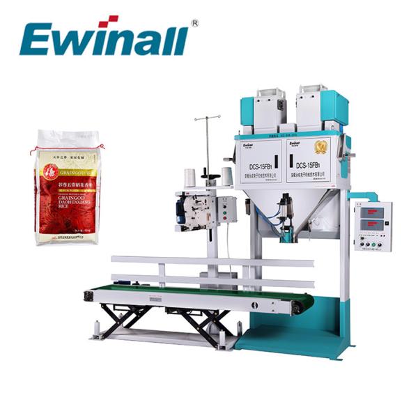 Buy cheap 2.5 Kg - 15 Kg Granule Grain Rice Sugar Bean Packing Machine DCS-15FB1 Ewinall from wholesalers