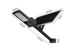 Remote Control 150W SMD 2835 LED Solar Road Lights