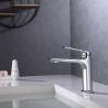 Buy cheap Brass Modern Single Hole Single Handle Basin Mixer In Chrome Matte Black Gold from wholesalers