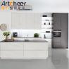 Buy cheap Door Drawer Base Cabinets White Color Kitchen Cabinets with Bamboo Pull Down Storage from wholesalers