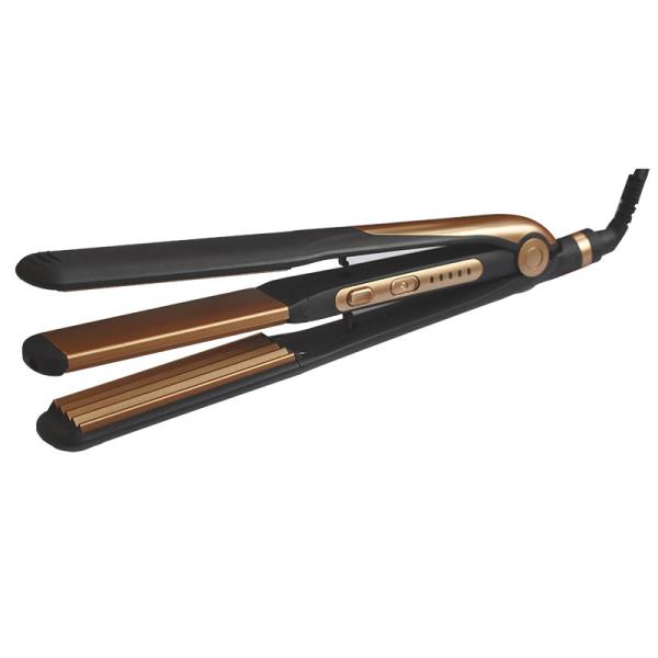 Customized Logo 60W TS-020 3 In 1 Hair Straightener For Smooth Shiny Straight
