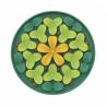 Buy cheap Custom silicone pet products Cute flower Pattern silicon Pet Dog Food Feeding Mat Silicone Slow Feeder Licking Pad Dog food mat from wholesalers
