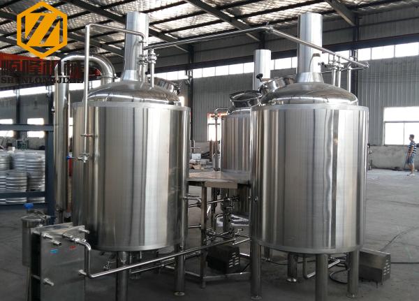 Buy cheap 304 SS Beer Brewing System 3HL Steam Heating Glycol Cooling For Brewery from wholesalers