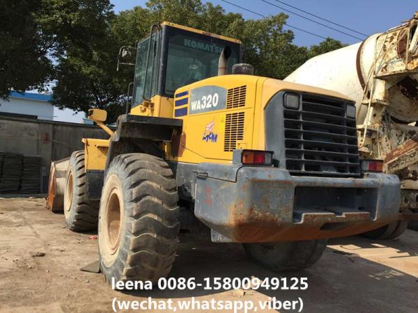 Buy cheap Komatsu Used Wheel Loaders Wa320-5 Front Payloader 3cbm Bucket Wheel Loaders from wholesalers