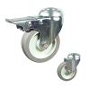 Buy cheap 100mm Soft Wheel Gray TPR Screw Fixed Rigid Plate Caster For Air Coolors from wholesalers