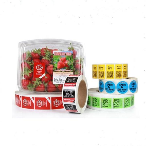 Buy cheap Custom Printing Food Label Sticker For Supermarket Fruit Waterproof Sticker from wholesalers