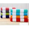 Buy cheap 100% Cotton Plush Cabana Stripe Oversize Velour Beach Towel Bath Towel from wholesalers