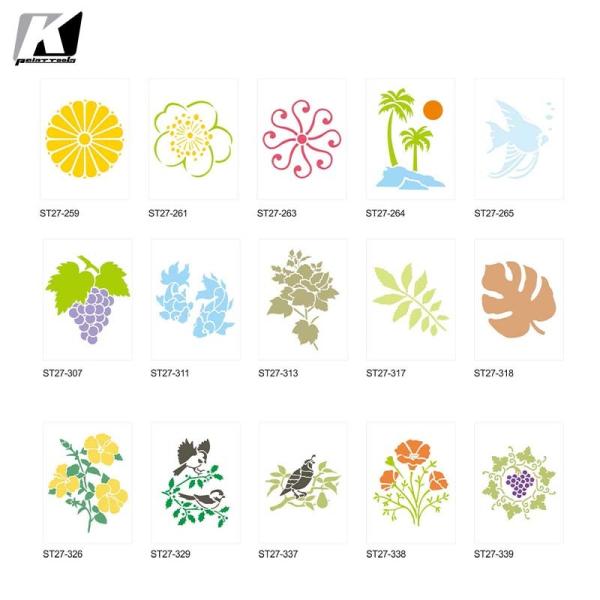 Buy cheap 207x270x0.4mm Wall Texture Stencil For Painting On Walls Multiscene from wholesalers