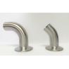 Buy cheap Sanitary Stainless Steel 90 Degree Elbow , Butt Weld Stainless Steel Ferrule Clamp from wholesalers