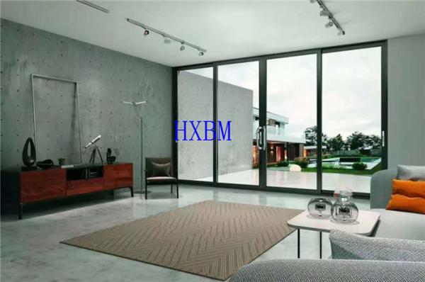 Hurricane Rated Grey Color Aluminum Sliding Doors Multi Sliding Glass Doors For