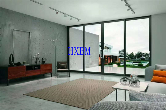 ISO9001 12A Glass Aluminum Sliding Doors Electrophoresis Double Glazed