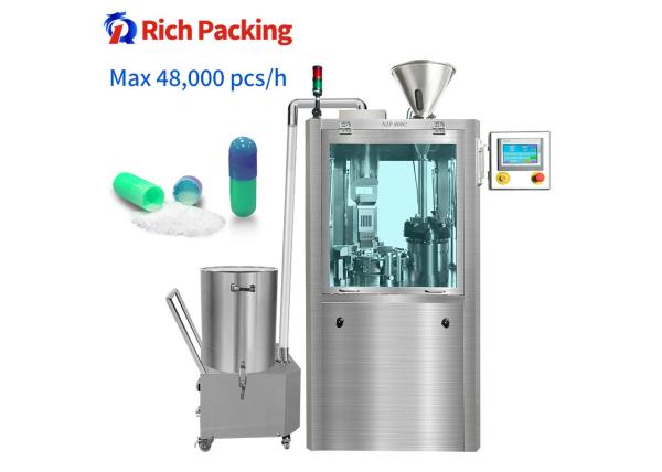Buy cheap 220V 380V 5.0KW Automatic Capsule Filler Machine 48000 Pcs/H from wholesalers