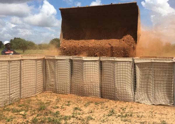 Buy cheap Heavy Galvanized Coated Military Hesco Bastion Barriers System Defensive Hesco Barrier from wholesalers
