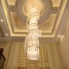 Buy cheap New Design Living Room Crystal Lights Villa Lobby modern staircase chandelier(WH-NC-86) from wholesalers