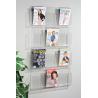 Buy cheap Clear Acrylic Wall Hanging Magazine Rack from wholesalers