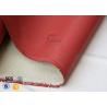 Buy cheap 800℃ 0.8mm Red Silicone Coated High Silica Fabric For Heat Insulation from wholesalers