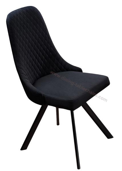 Buy cheap Polyester Upholstered Dining Room Chairs High Density Sponge Bedroom Use from wholesalers