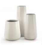 Round Oem 3pcs Large Stainless Steel Planters Shopping Mall Decorate
