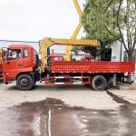 Heavy Duty Truck Mounted Crane 10t Small Standard Capacity Telescopic Boom