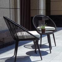 Buy cheap 2 Seater Rattan Garden Table And Chairs Woven Coffee Sofa Outdoor Furniture Set product