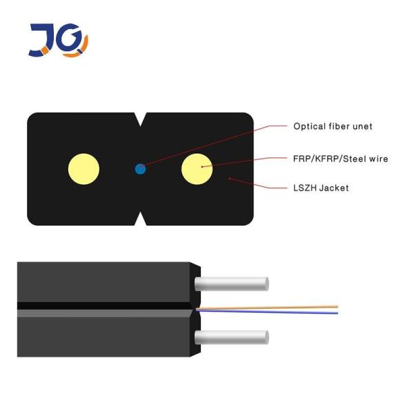Buy cheap Single Mode LSZH GJXH FTTX FTTB FTTH Fiber Optic Drop Cable from wholesalers