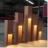 Buy cheap Outdoor Urban Led Solar Bollard Lights Box Corten Steel Garden Lighting from wholesalers
