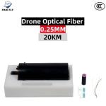 Buy cheap Ultra Lightweight 0.25mm 20km Long Distance Drone Optical Fiber with Drone Anti from wholesalers