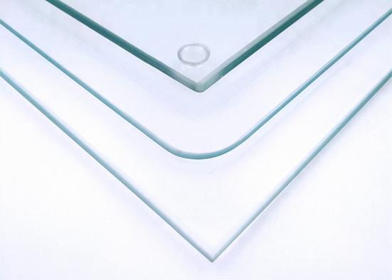 Buy cheap Safety Clear Tempered Glass , 2mm Toughened Glass With Mat C / Mat V Edge from wholesalers