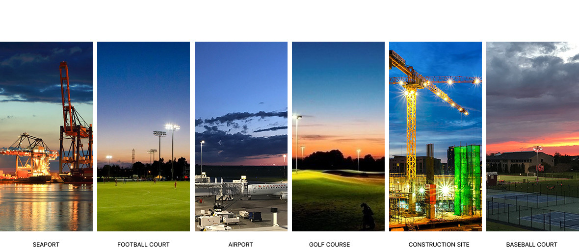 175lm/W 300W High Power LED Flood Light High Efficiency For Streets