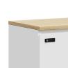 Buy cheap Direct Factory Supply Custom Wooden File Cabinet Warm Tone Metal Material Password Lock Simple Storage School Living Room Hotel from wholesalers