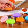 Buy cheap Dressing Containers to Go for Condiments, Salad Dressing, Dips, Snacks, Stainless Steel Dipping Sauce Cups, Mini Food from wholesalers