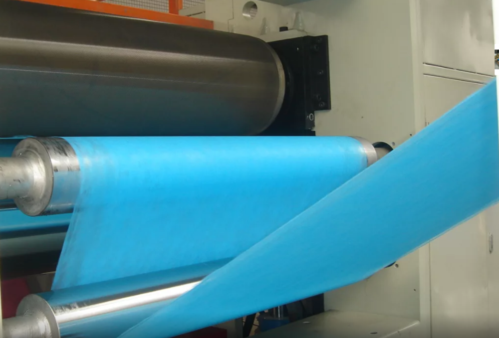 CE / ISO9001 Non Woven Fabric Making Machine For Geotextiles And Agriculture
