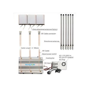 Wholesale 6 Bands 90w High Power Prison / Jail Cell Phone Jammer Blocker With Panel Antenna from china suppliers