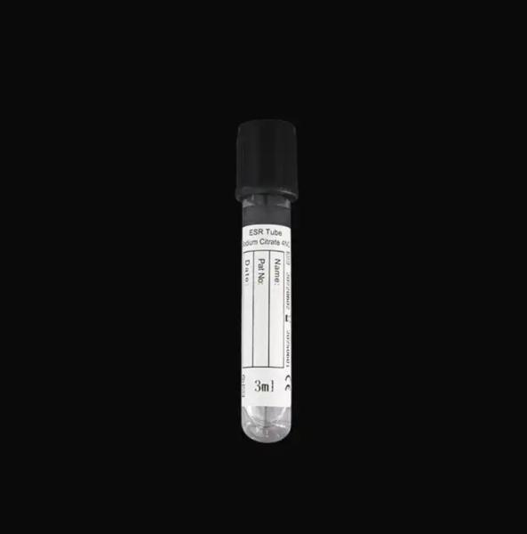 Buy cheap Medical Consumables Glass And Pet Black ESR Vacuum Blood Collection Tube from wholesalers