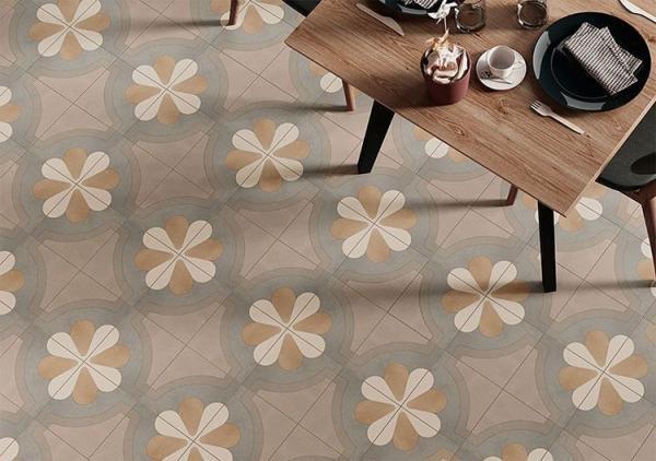 Buy cheap Acid-Resistance Brown 200x200mm Inside Floor Ceramic Rustic Tile For Design And Dining Room from wholesalers
