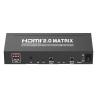 Buy cheap 60HZ 2x2 dc 5v power adaptor 4K X 2K HDMI Matrix Switch from wholesalers
