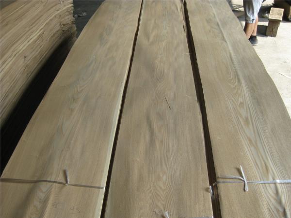 Buy cheap Sliced Natural Brown Ash Wood Veneer Sheet, crown cut from wholesalers