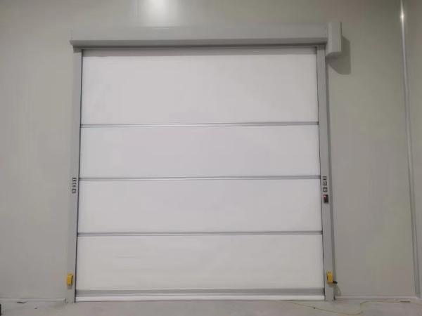 Buy cheap 1.2 mm Thickness PVC Door Curtain High Speed Shutter Door With Traffic Warning Light from wholesalers
