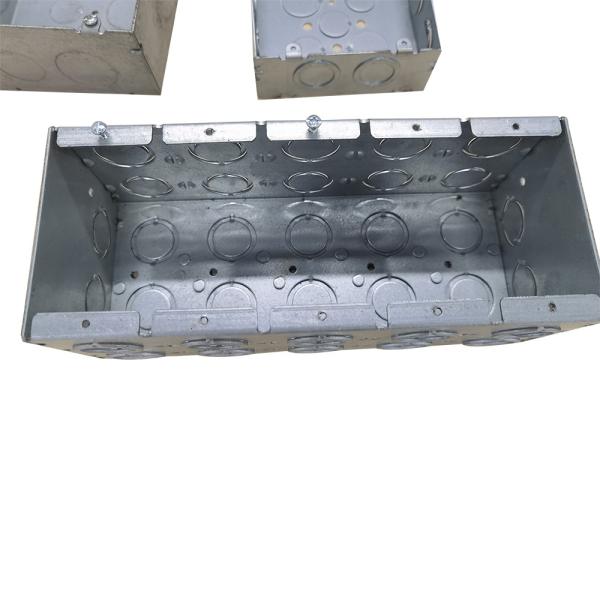 Buy cheap Prefabrication 1.60mm Thickness 5 Gang Masonry Box Zinc Plated from wholesalers