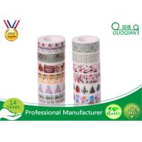 Buy cheap 15mm * 10m Decorative Glitter Washi Paper Tape For Scrapbooking / DIY Crafts product