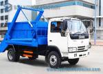 4m3 swing arm Garbage Container Truck Dongfeng 4x2 Drive 2 Axles 102hp