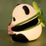 New Cute Animal Lithium Battery Operated Silicone Timer Night Light Baby Lamp