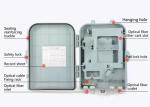 Outdoor Fiber Optic Distribution Box Black White Support OEM