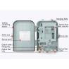Buy cheap Outdoor Fiber Optic Distribution Box Black White Support OEM from wholesalers
